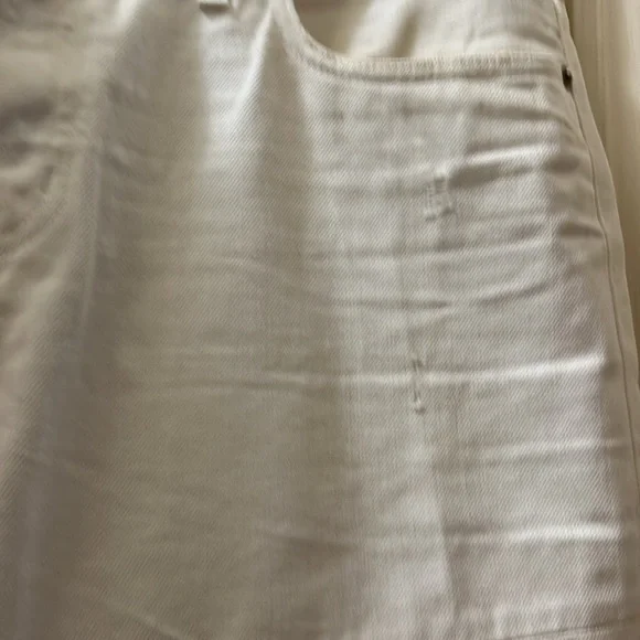 Madewell Rivet and Thread distressed high rise straight leg jeans size 31 - Picture 3 of 9